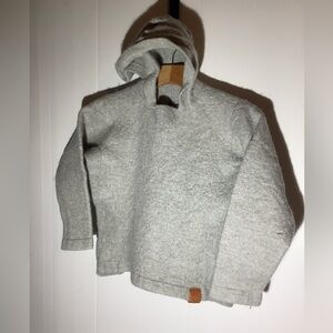 PAKA Alpaca Wool Hoodie Sweater | Handmade | Light Gray